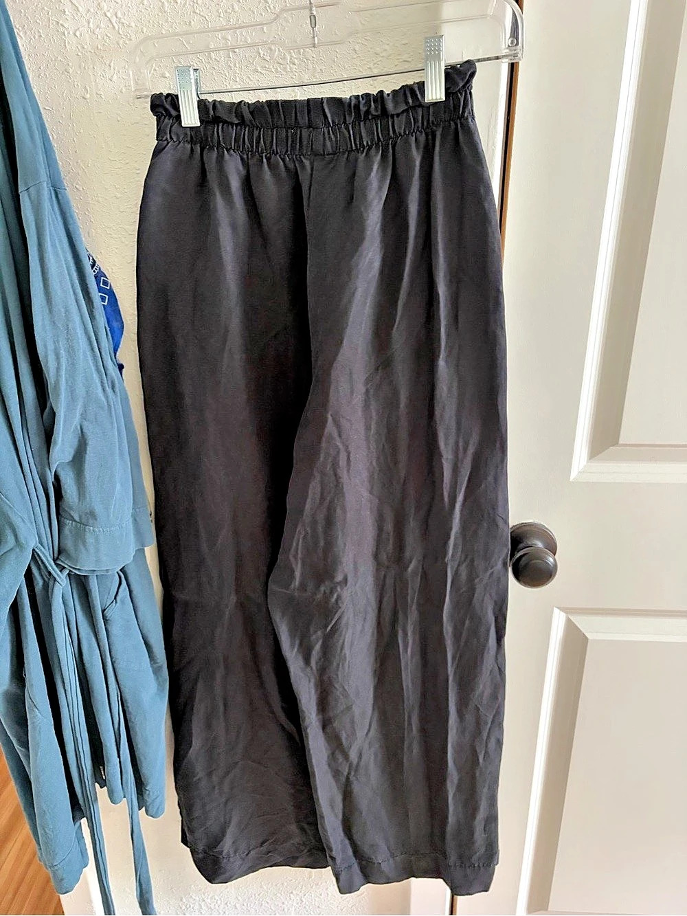 Free Label Wide Leg Pants in Black Size XS